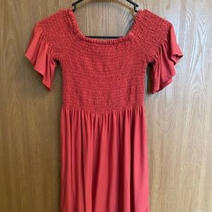 TJ Max off the shoulder conch dress